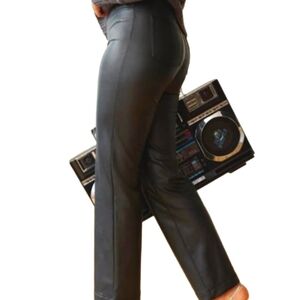 REITMANS Faux Leather Pants Highwaisted Straight leg Like New Sz 10